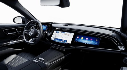 E-Class cockpit with continuous display
